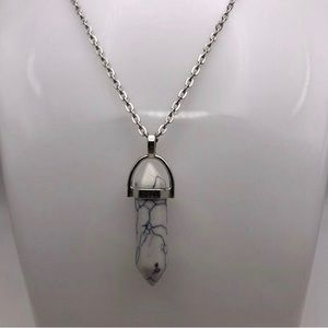 Natural Stone Pendant Necklace